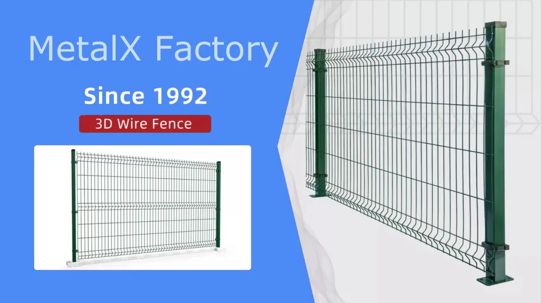 China Supplier Welded Wire Garden Fence 3D Welded Panel Products