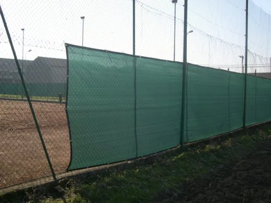 Maille d'écran de tissu de clôture d'intimité de HDPE 130GSM/brise-vent en plastique pour la clôture d'ombre de jardin de patio finie avec des ourlets et des œillets